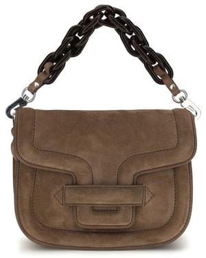 Pierre Hardy Brown Goatskin Shoulder Bag