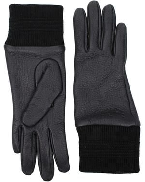 Burberry Leather Gloves - Black