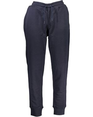 K-Way Blu Cotton Men's Track Pant - S - Blue
