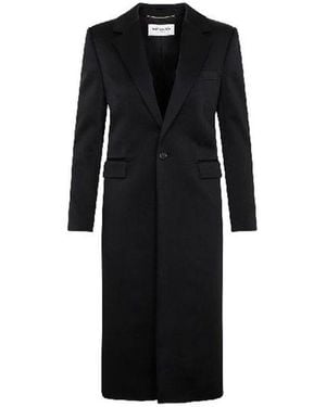 Saint Laurent Satin Coat - Black