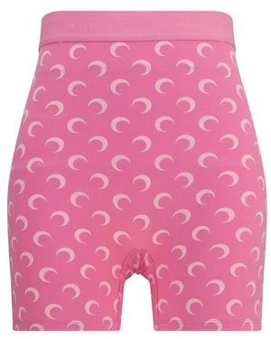 Marine Serre Multicolour Polyamide Bermuda Shorts - Pink