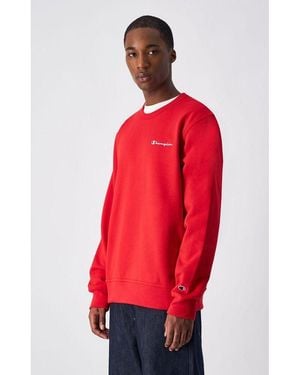 Champion Burgundy Cotton Sweatshirt - Red