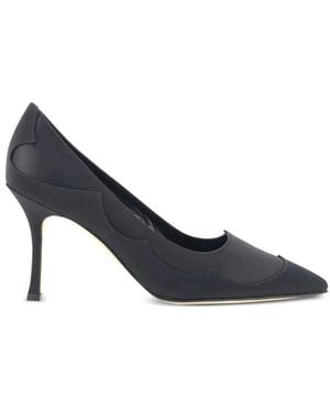 Manolo Blahnik Fabrakahi 90 Pumps - Blue