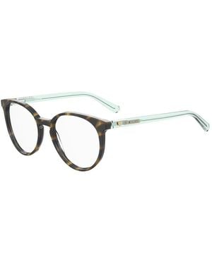 Moschino Bicolour Acetate Frames - Metallic