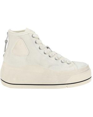 R13 High Top Trainers - White