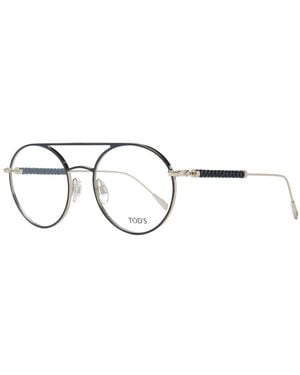 Tod's Black Metal Glasses (frames) - Metallic