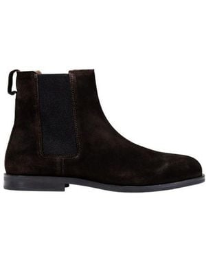 Calvin Klein Chelsea Boots Suede Comfort - Black