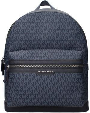 Michael Kors Blue Fabric Backpack