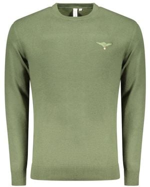 Accademia Militare Verde Cotton Men Jumper - Green