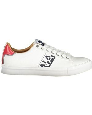 Napapijri White Polyester Mens Trainer