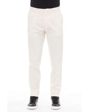 Peserico Beige Cotton Men's Pant - Natural