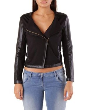 Met Black Viscose Biker Jacket