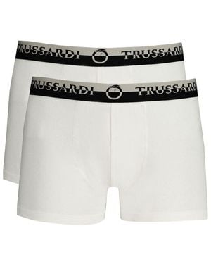 Trussardi White Cotton Underwear