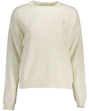 U.S. POLO ASSN. U. S. Polo Assn. Wool Sweater - White