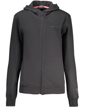 North Sails Black Cotton Hoodie - Gray