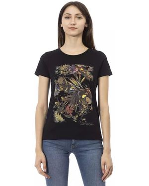 TRUSSARDI ACTION Black Cotton T