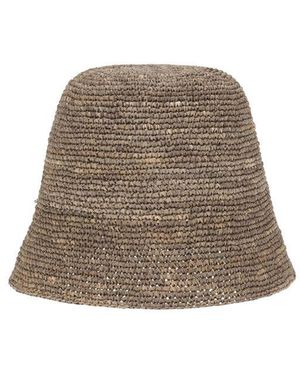 IBELIV Andao Rafia Hat - Brown