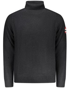 Norway 1963 Blue Wool Men Sweater - Black