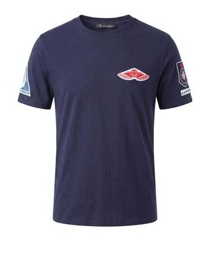 MR & MRS Blue Cotton Men T