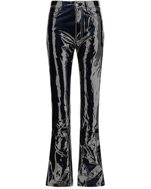 Fiorucci Black Polyethylene Casual Trousers
