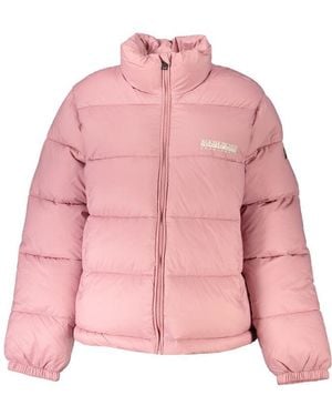 Napapijri Polyamide Jackets & Coat - Pink