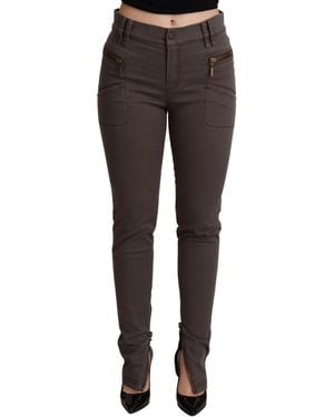 Plein Sud Chic Slim-Fit Skinny Jeans - Black
