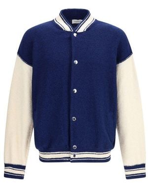 Laneus Blue Cotton Bomber