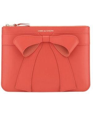 Comme des Garçons Calf Leather Bos Taurus Wallet - Red