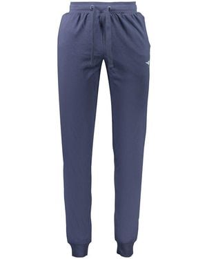 Accademia Militare Blu Cotton Men Sports Trouser - Blue