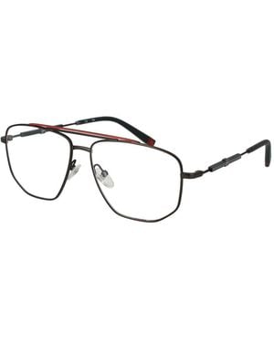 Fila Stainless Steel Glasses (Frames) - Brown