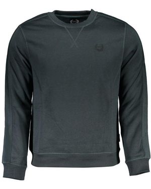Gianmarco Venturi Verde Polyester Men Sweatshirt - Grey