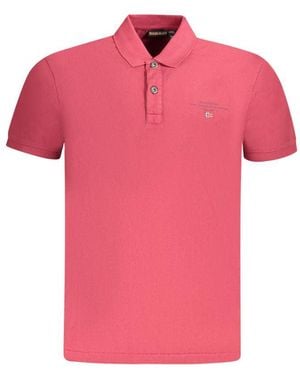 Napapijri Cotton Polo Shirt - Pink