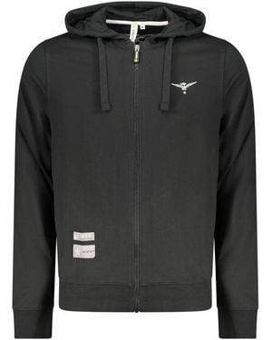 Accademia Militare Black Cotton Men's Hoodie