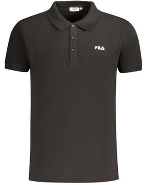 Fila Cotton Polo Shirt - Black