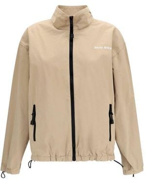 Miu Miu Beige Cotton Full - Natural