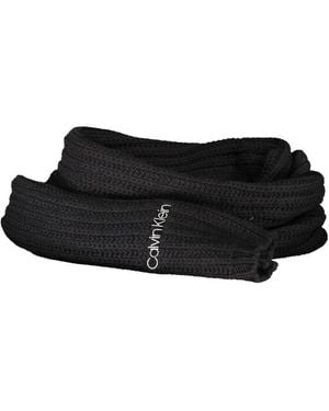 Calvin Klein Cotton Scarf - Black