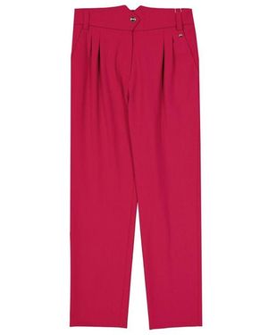 Herno Straight Trousers - Red