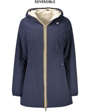 K-Way Nylon Jackets & Coat - Blue