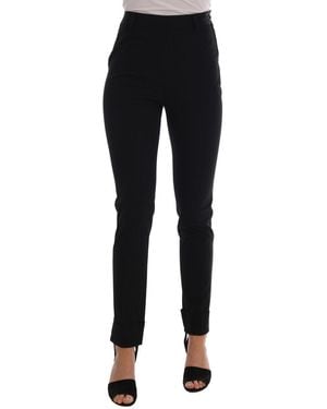 Ermanno Scervino Tailored Straight Leg Trousers - Black