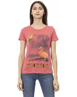 TRUSSARDI ACTION Multicolour Cotton T - Red