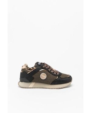 Colmar Bicolour Polyethylene Trainers - Black