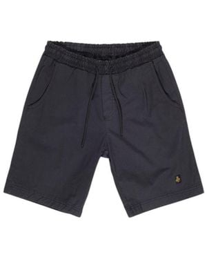Refrigiwear Black Cotton Short - Blue