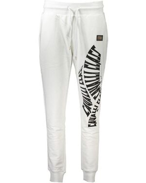 Roberto Cavalli Bianco Cotton Jogger Pant - White