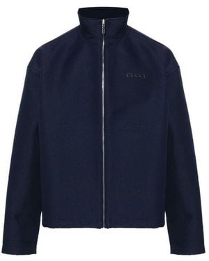 Gucci Wool Blend Jacket - Blue