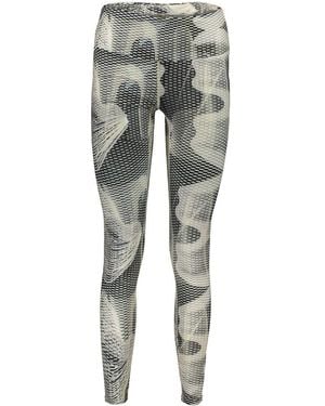 Fila Textured Pattern Leggings - Grey