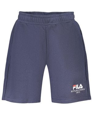 Fila Blue Cotton Men's Trousers