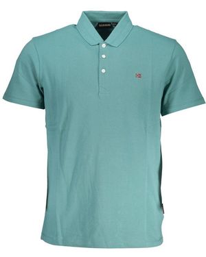 Napapijri Cotton Polo Shirt - Blue