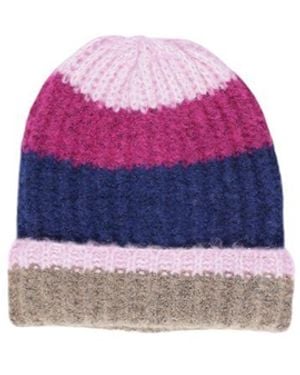 Pieces Blue Marabou Cap (baseball Hat) - Purple