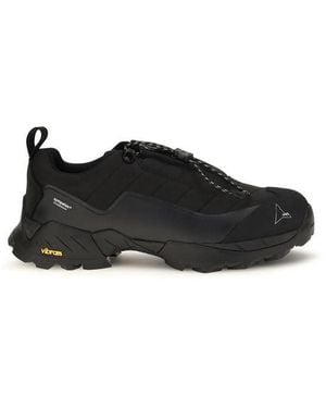 ROA Black Polyamide Athletic Sneakers