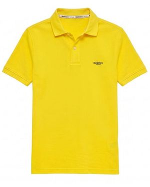 Baldinini Yellow Cotton Men's Polo Shirt